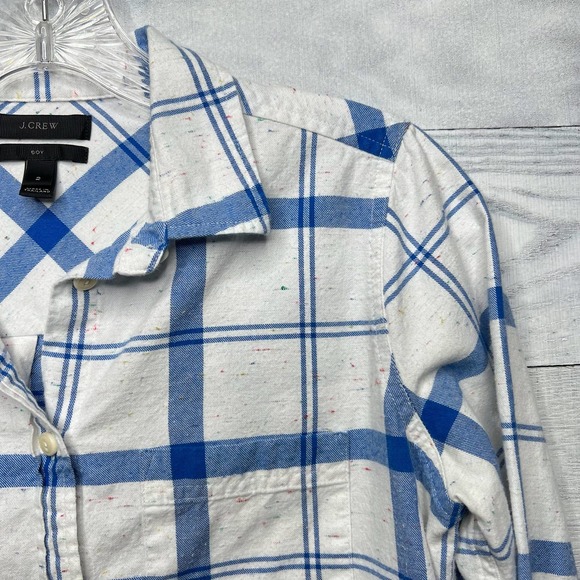 J.Crew Boyshirt in Confetti Plaid - Picture 6 of 8